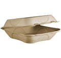 Fiber Hinged Containers 8 x 8 x 3 Natural 300/Carton O714