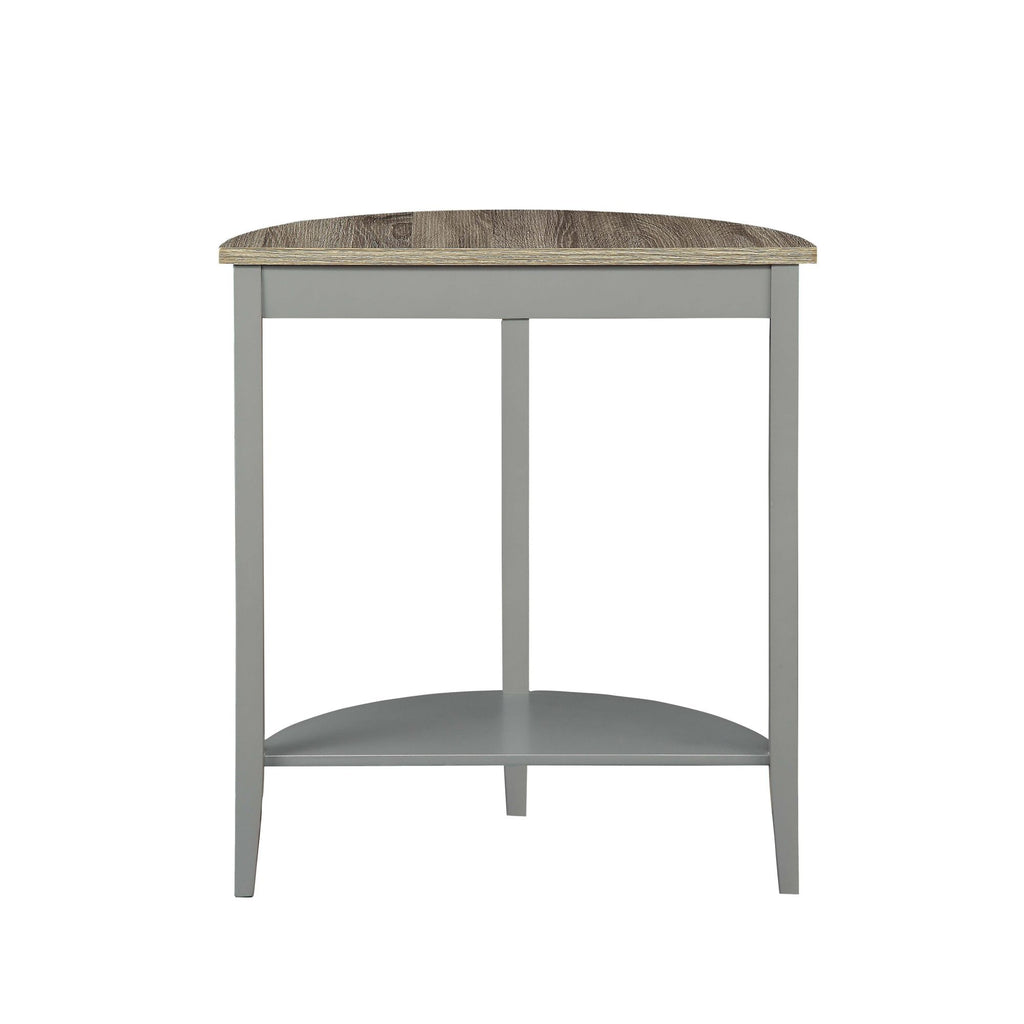 Gray Oak Console Table X893