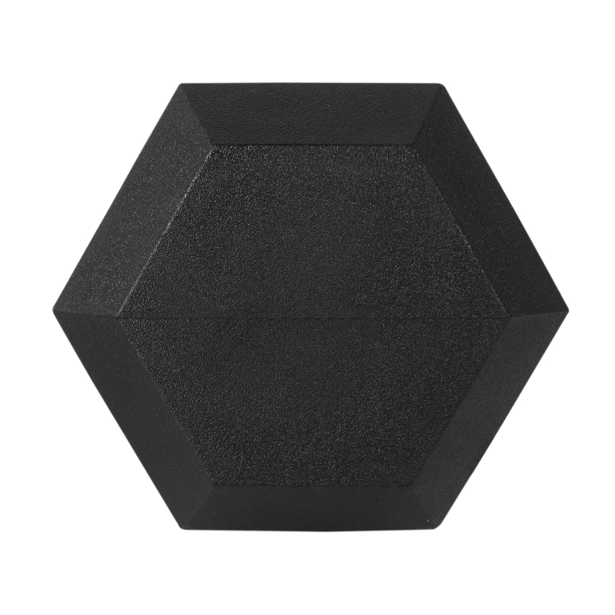 Rubber Encased Hex Dumbbell, 35LBs, Single F732963