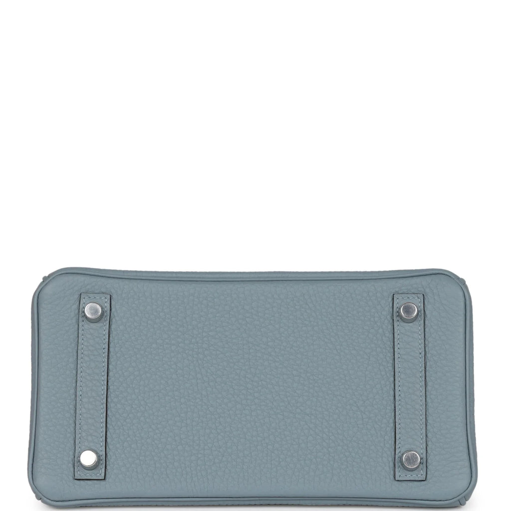 Bleu Lin Togo Palladium Hardware Handbag J100260