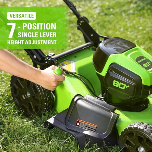 21-Inch 80V Self-Propelled Cordless Lawn Mower R72375