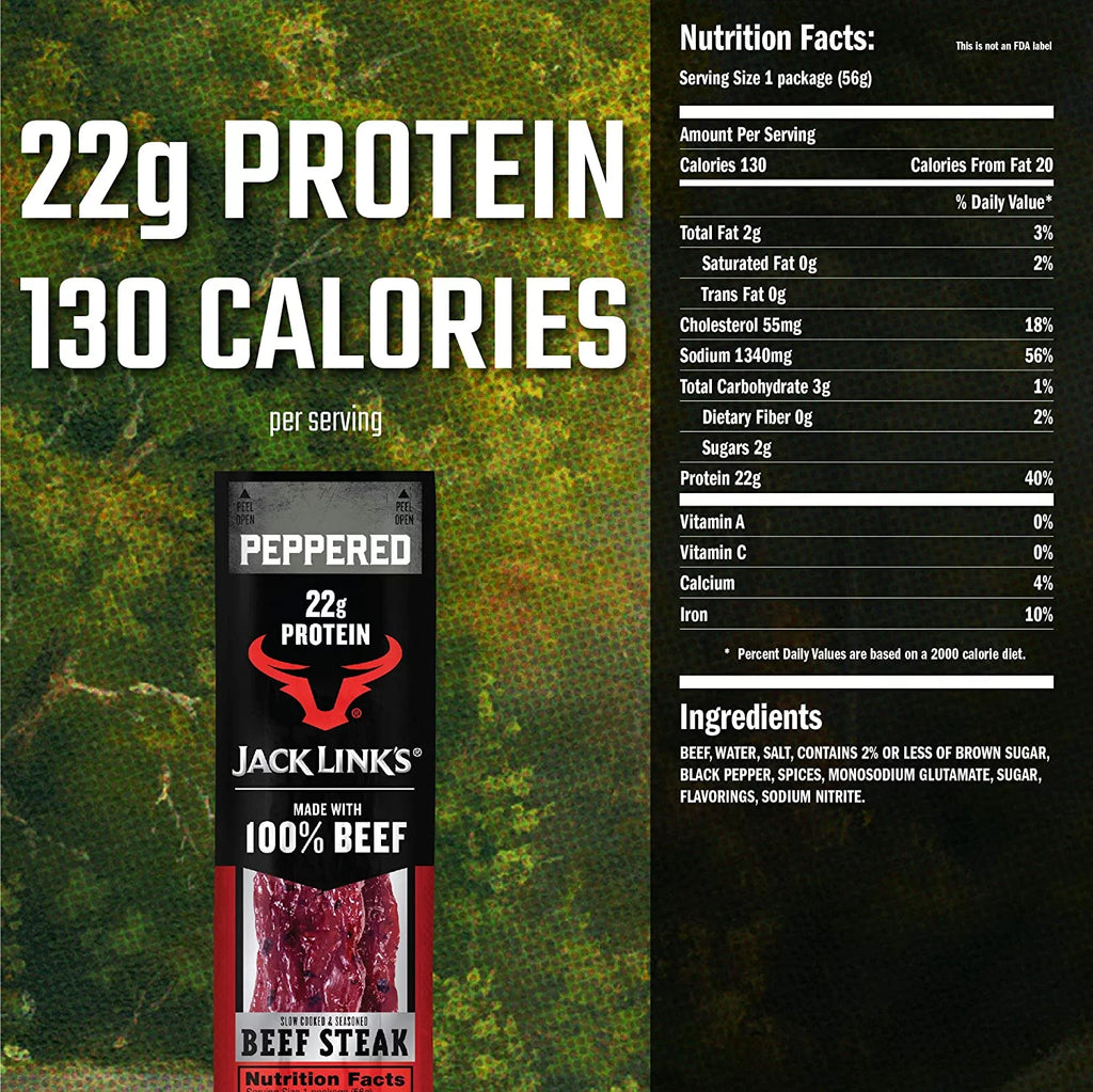 Peppered Beef Steak 12 Count 2 oz I45662