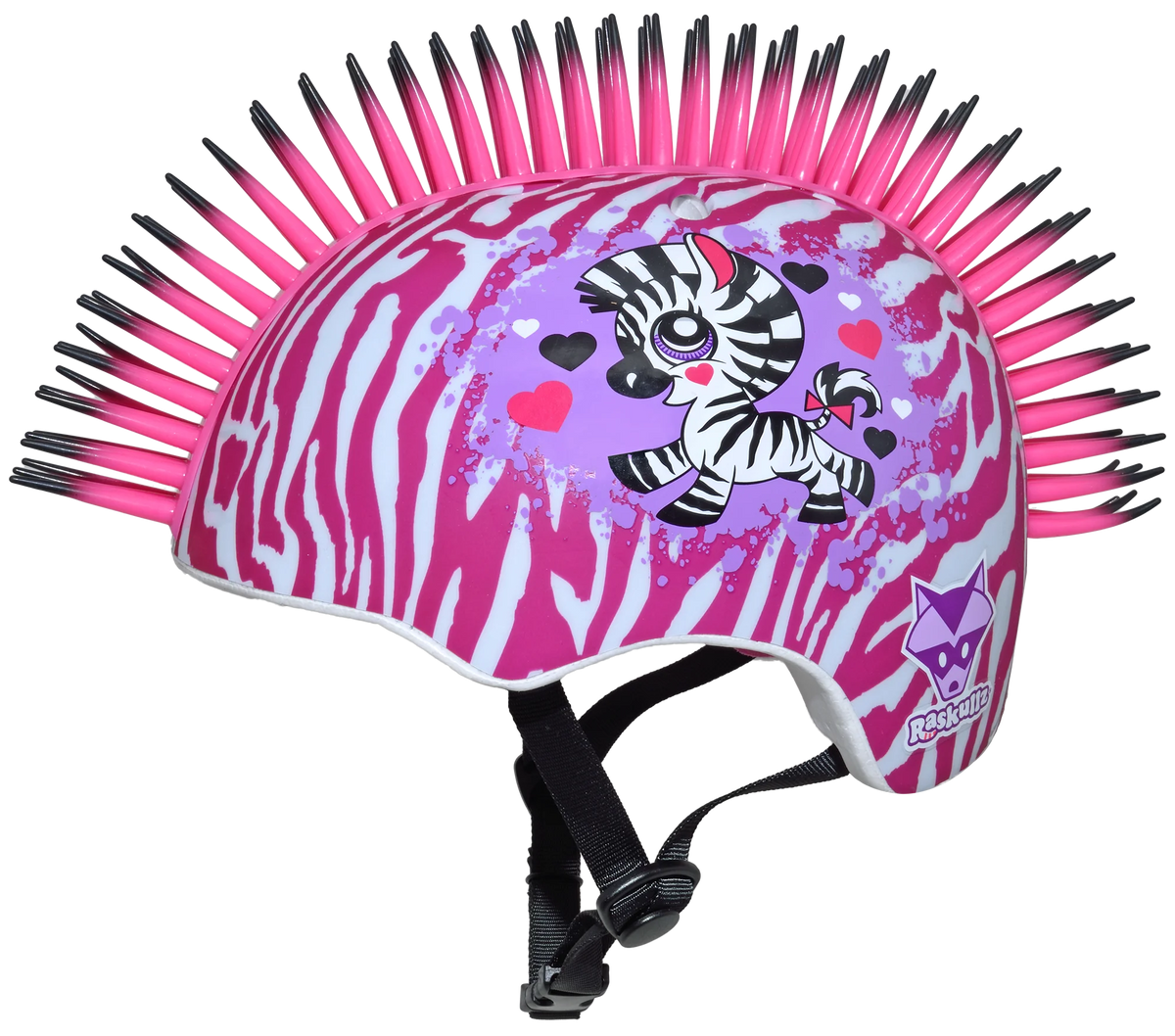 Zebra Mohawk Helmet, Child 5+ (50-54cm) M4888