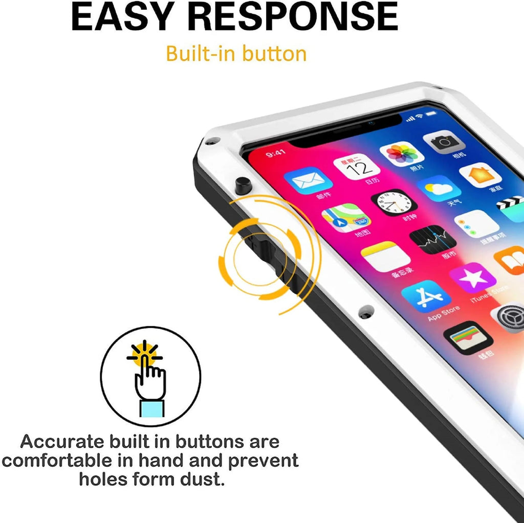 Silver Aluminum Heavy Duty iPhone 6s Case Z360
