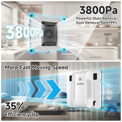 Window Cleaner Robot with Dual Water Spray R9534