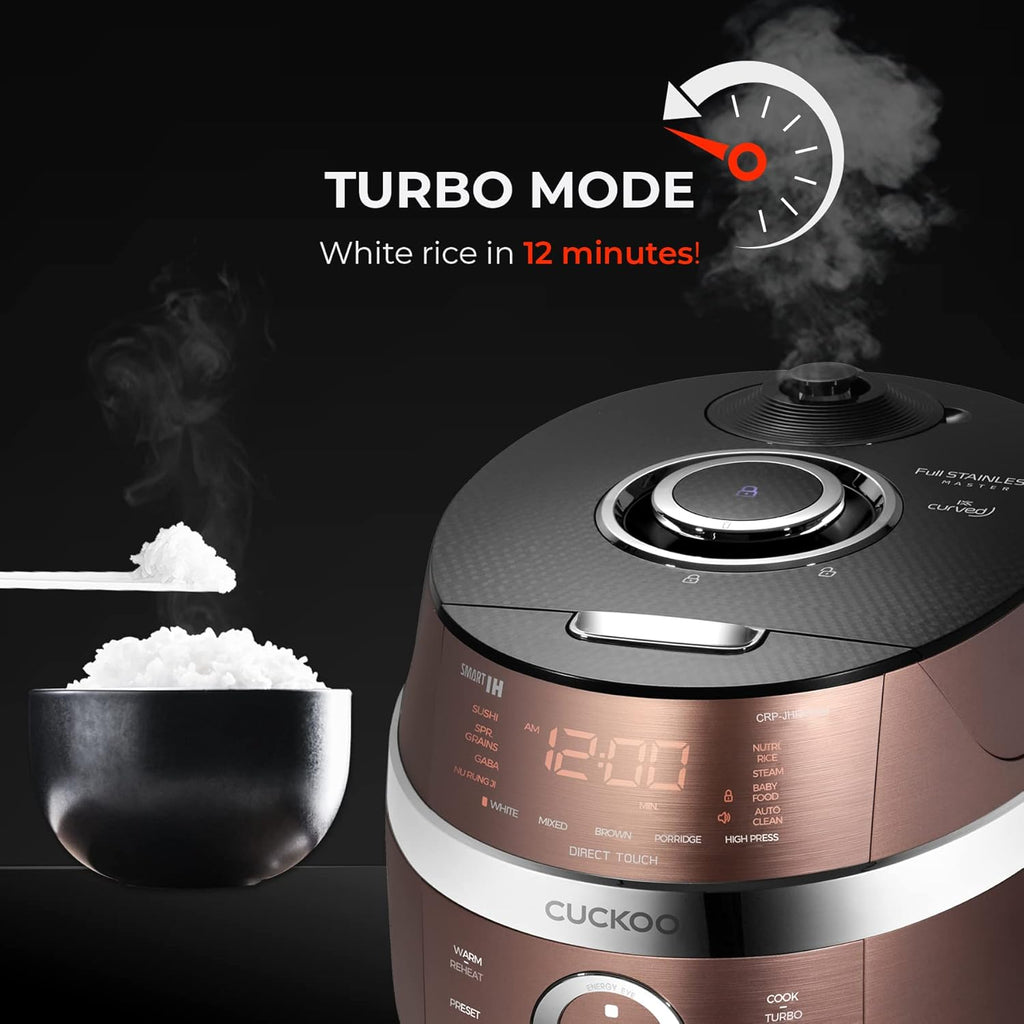 6-Cup Induction Heating Pressure Rice Cooker, Copper (Renewed) C314