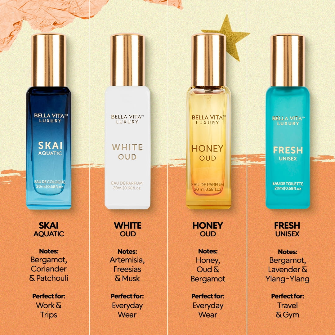 Unisex Luxury Perfume Gift Set 4x20 ML Eau De Parfum L215635