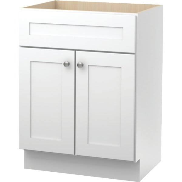 White Bath Vanity Base Cabinet S395