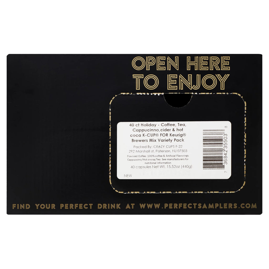 40 Count Single Serve Cups for Coffee, Tea, Hot Cocoa and Cider C663461