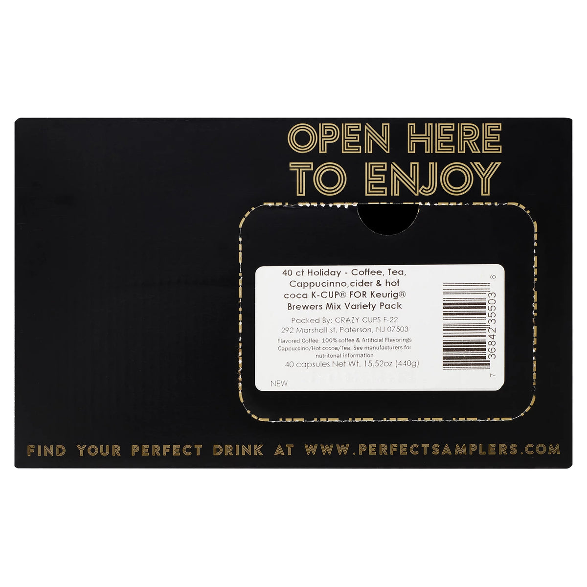 40 Count Single Serve Cups for Coffee, Tea, Hot Cocoa and Cider C663461