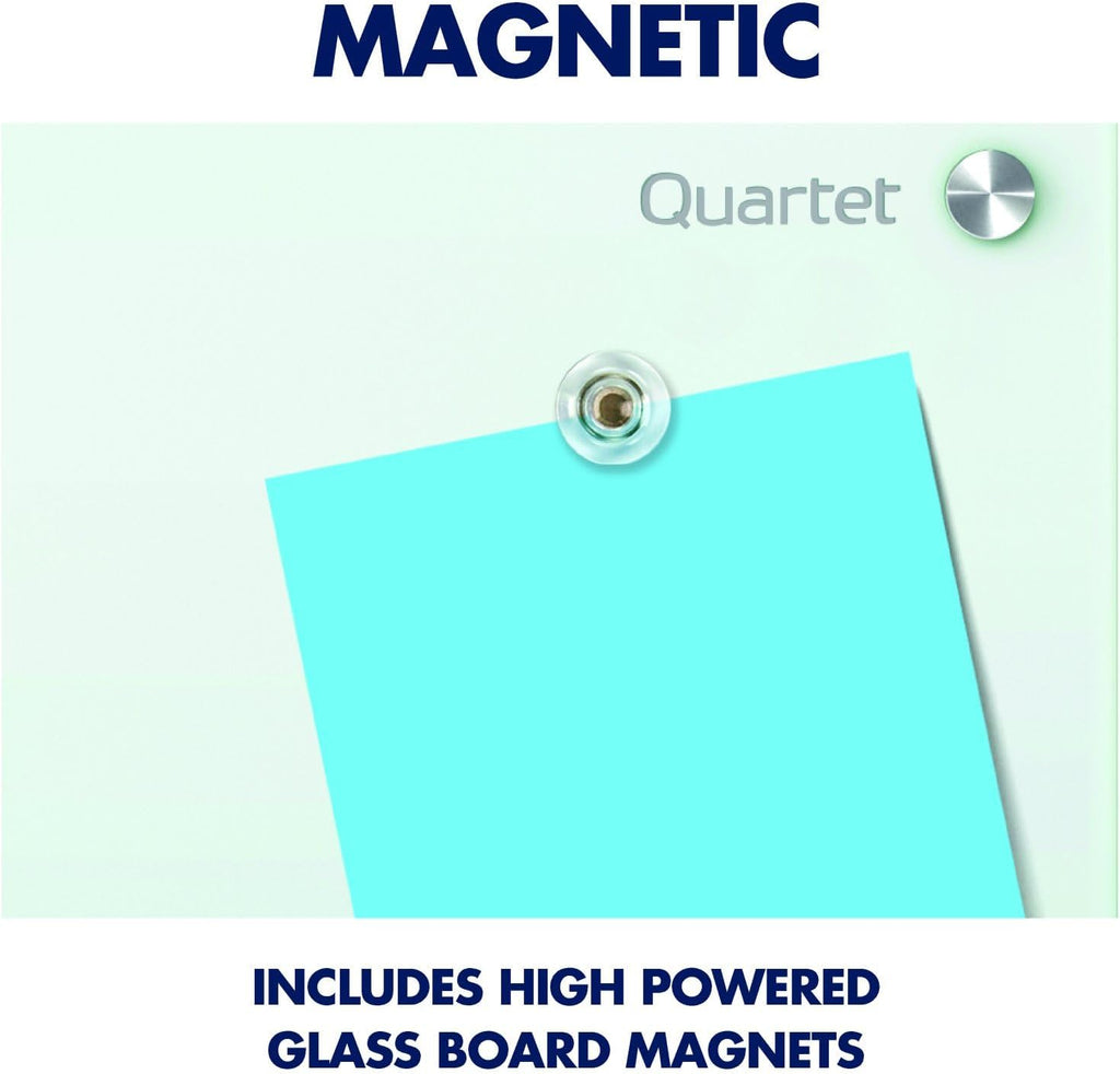 Magnetic Glass Dry Erase White Board, 6' x 4' O720