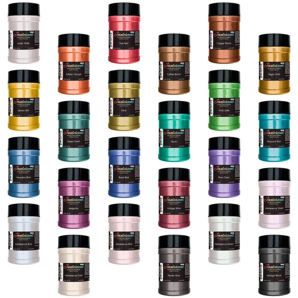 24 Color Mica Pearl Powder Pigment Set A483