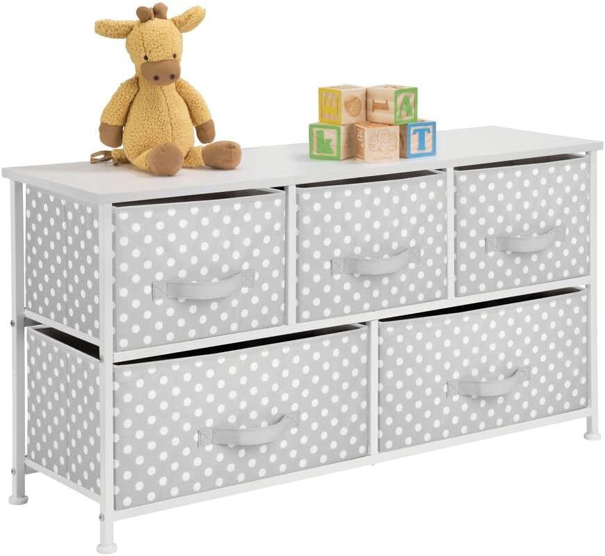 5 Removable Fabric Drawers Dresser U14880