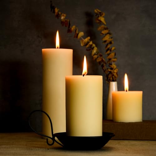 Pure Natural Beeswax Pillar Candle M5191