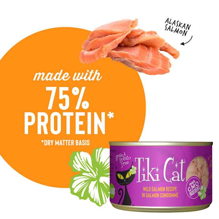 Wild Salmon Cat Food A44349