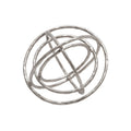 Silver Metal Armillary Orb Table Decor I977