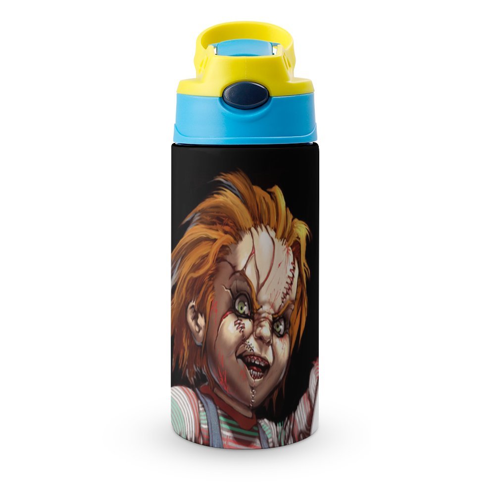 Insulated Stainless Steel Water Bottle with Straw A32301