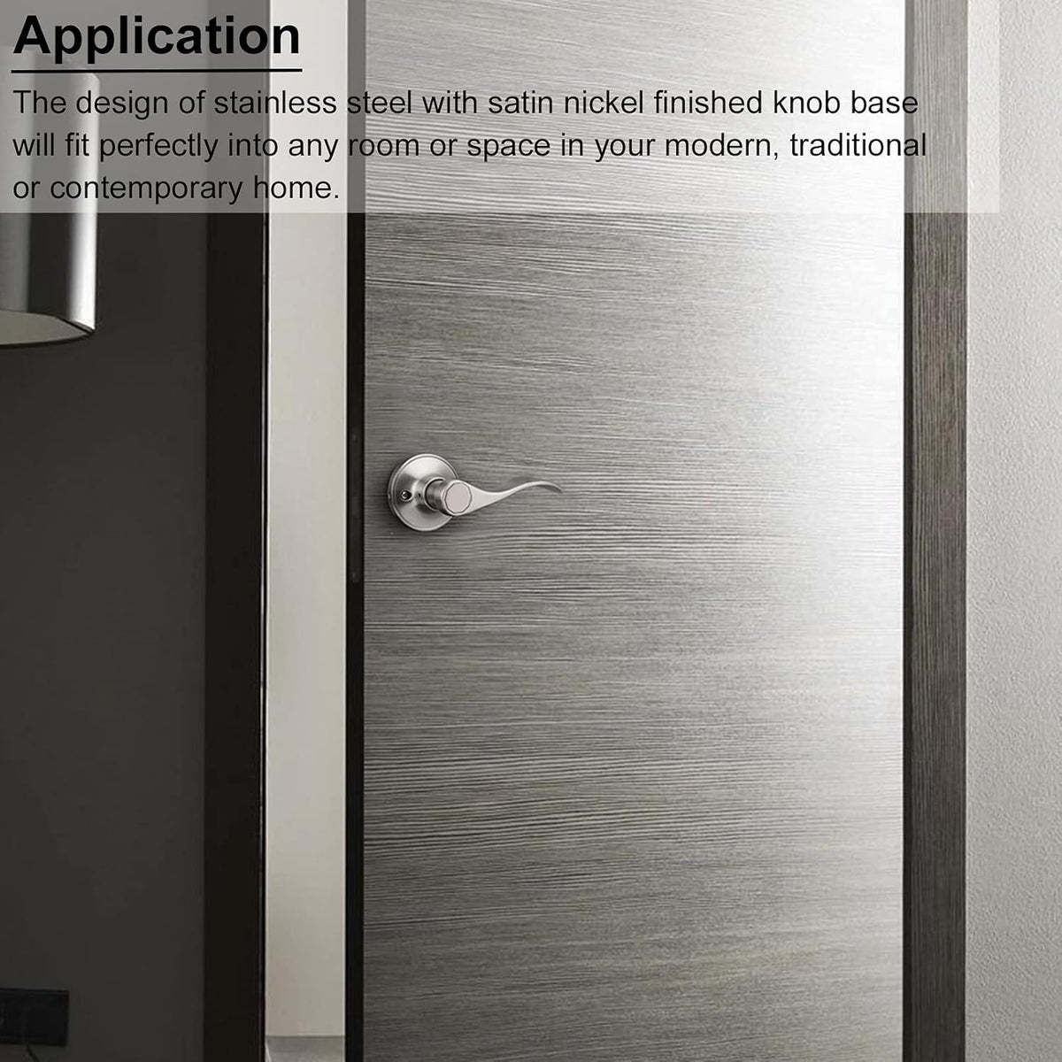 10 Pack Brushed Nickel Stainless Steel Non-Locking Levers S502536