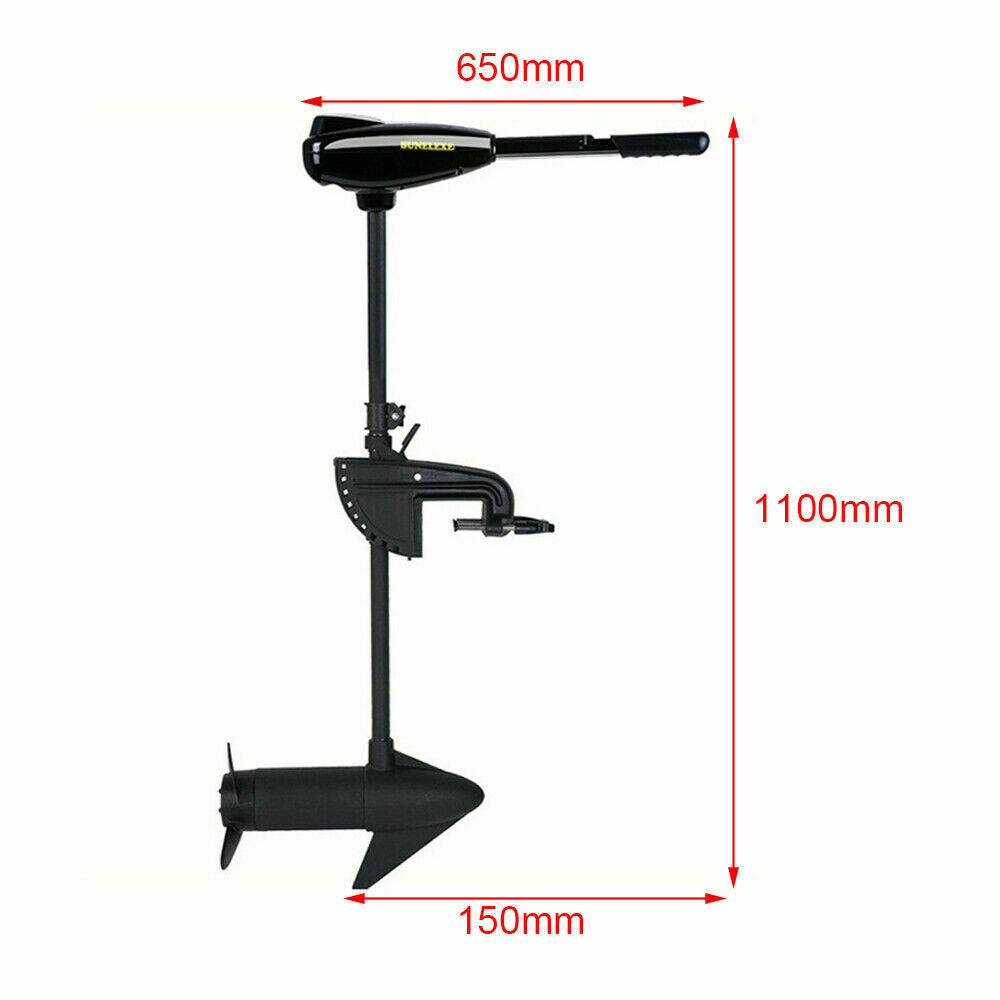 40lbs Electric Outboard Trolling Motor Boat Engine 408W 12V E294
