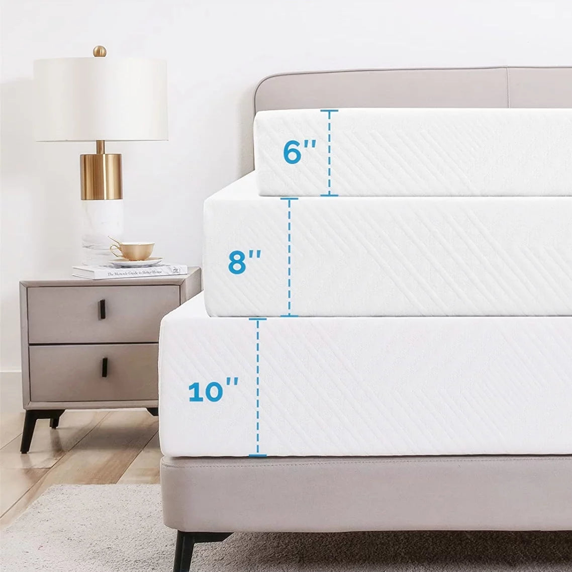 Twin Size Memory Foam Mattress W13753