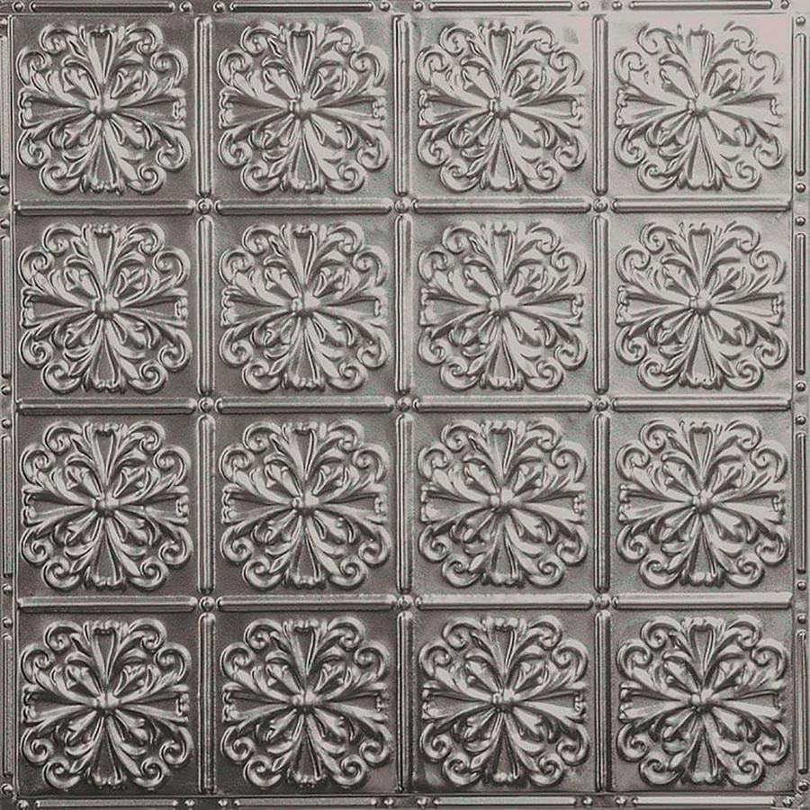 24-in x 24-in 5-Pack Stainless Steel Surface-Mount Ceiling Tiles X518