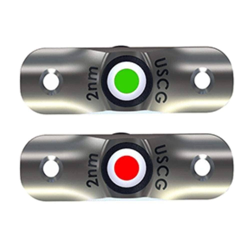 Rub Rail Mounted LED Navigation Light Set - 2-1/2" T554649