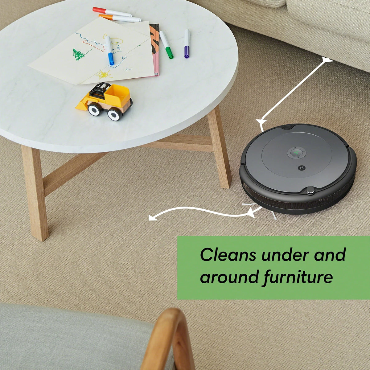 Robot Vacuum with Wi-Fi Connectivity G702