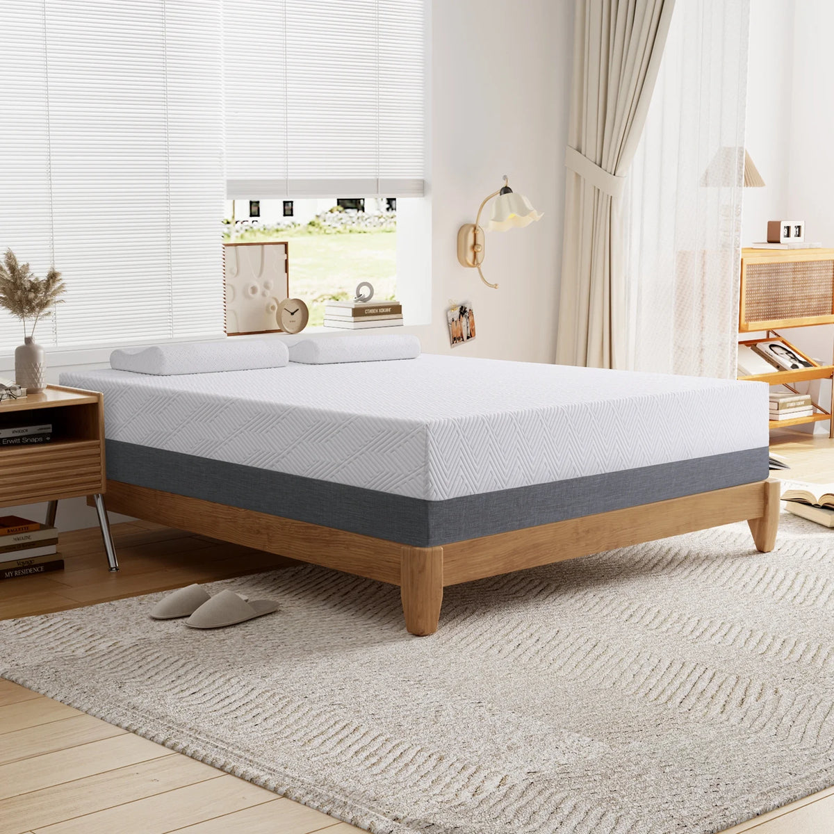 Twin 10 Gel Memory Foam Mattress T1230