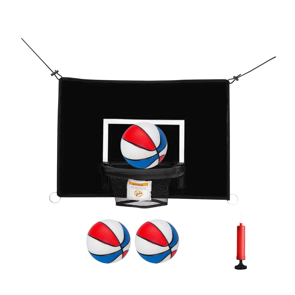 Adjustable Basketball Hoop with Net for Trampoline Z722