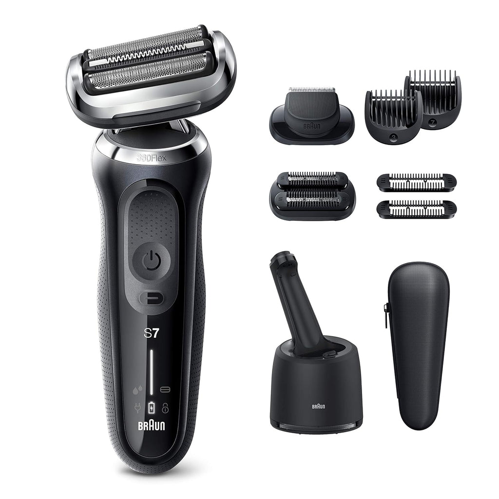 Series 7 360 Flex Head Electric Shaver with Beard Trimmer and Travel Case D29081