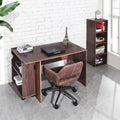 47.4" L Computer Desk with Movable Bookcase E890849