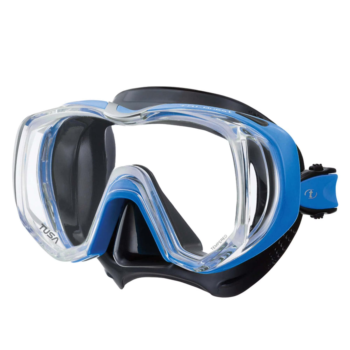 Scuba Diving Mask (Black/Fishtail Blue) Z4773