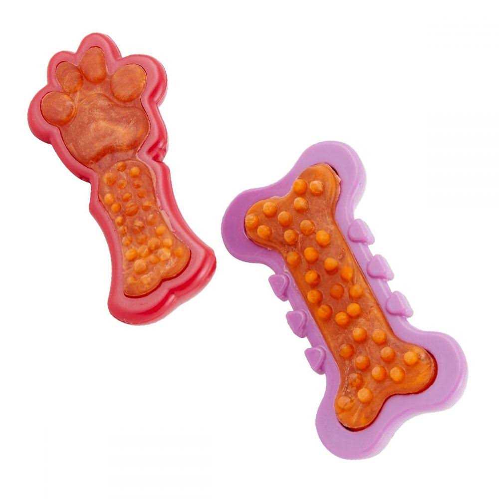 Chew 'n Clean Dental Duo Dog Chew Toy Treat O502