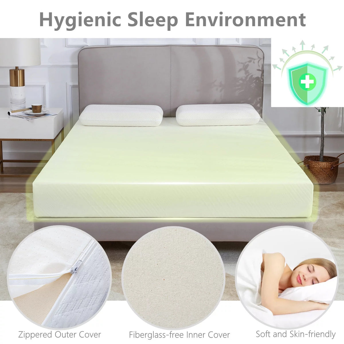 Twin Size Memory Foam Mattress W13753