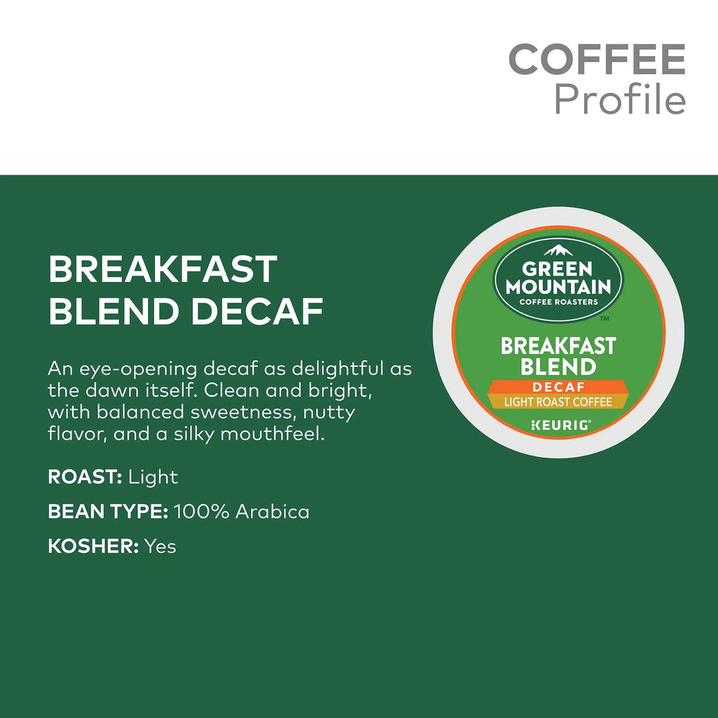 Light Roast Decaf Coffee K-Cup Pods 48 Count O8403