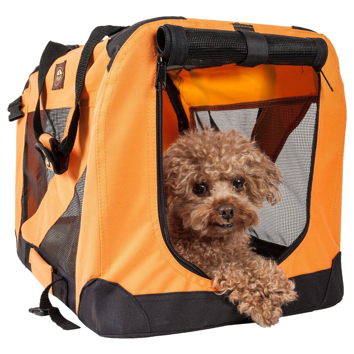 Folding Pet Dog Carrier, Orange K5286