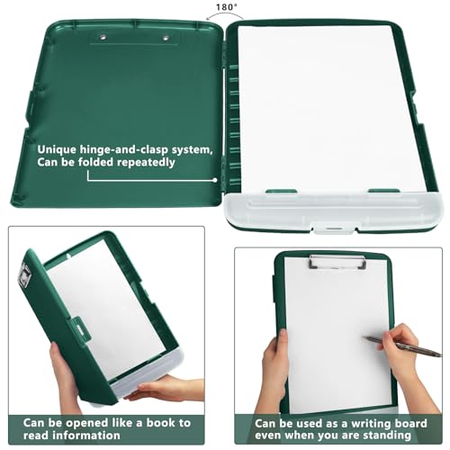 Navy Blue Storage Clipboard 8.5x11 with Pen Holder F964