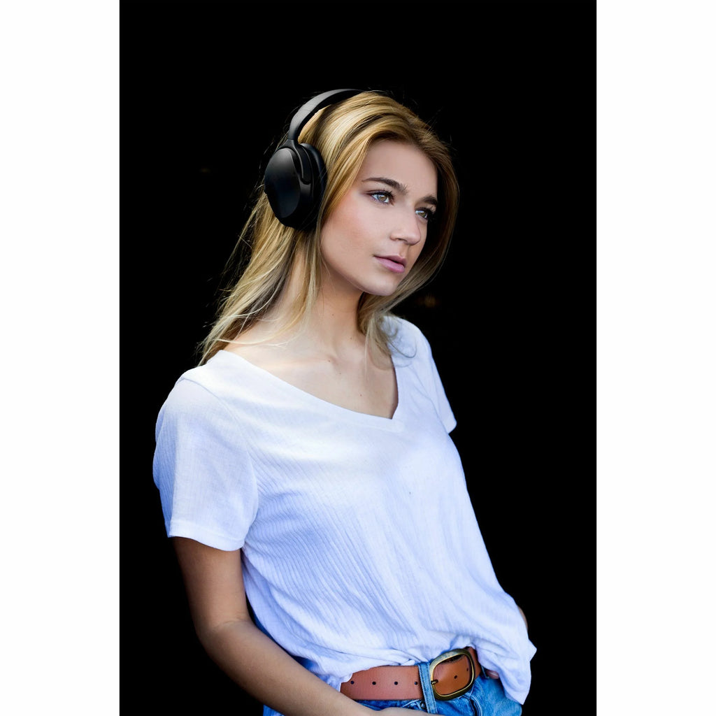 Black Bluetooth Active Noise Cancelling Over-Ear Headphone E31579