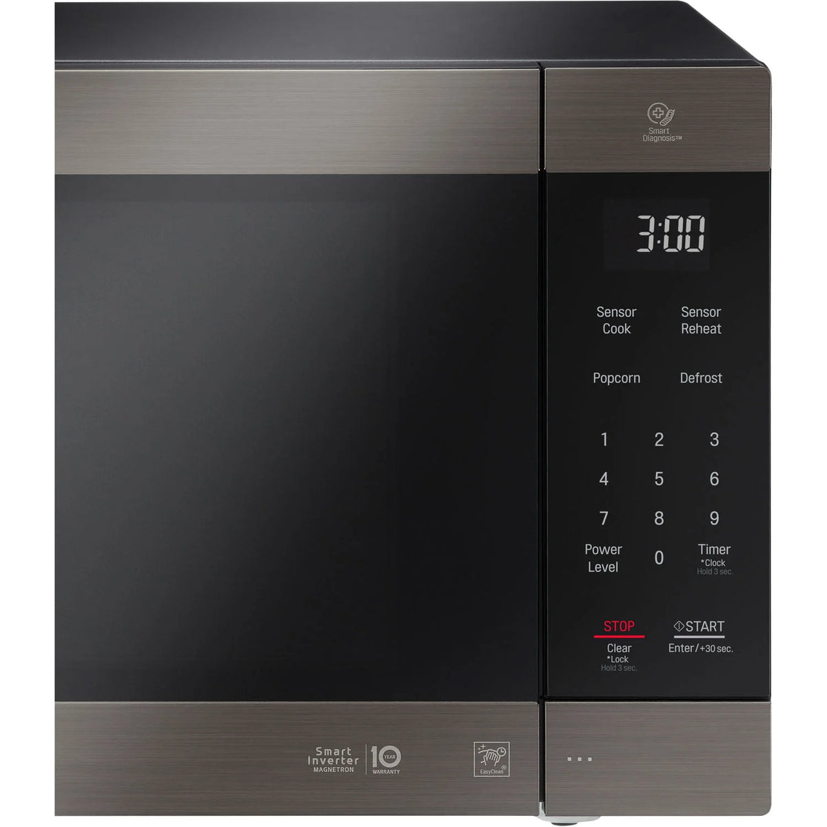 Black Stainless Steel Countertop Microwave J2228