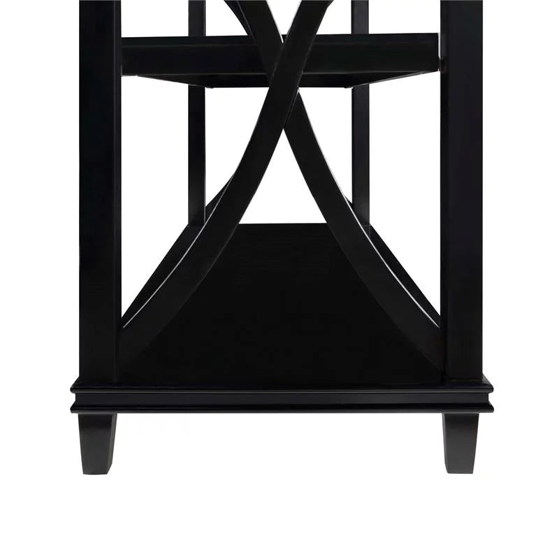 Black Wood Console Table Z996