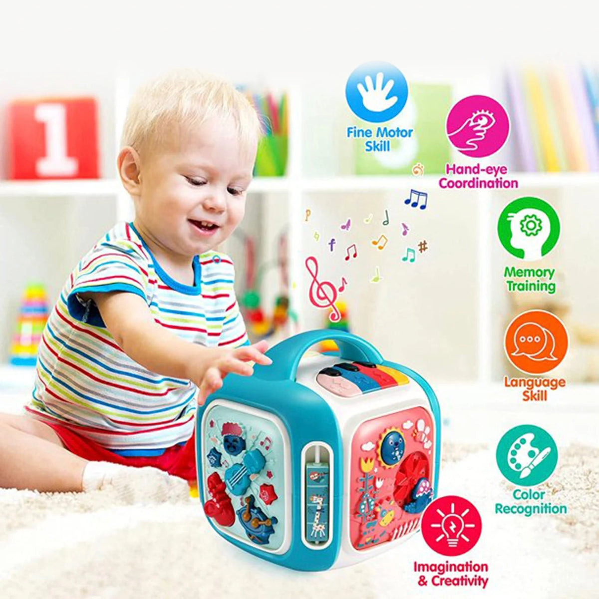 Baby Activity Cube Musical Learning Toy L4153