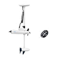 White 12V 55LBS 48inch Electric Bow Mount Trolling Motor with Remote Control Q840