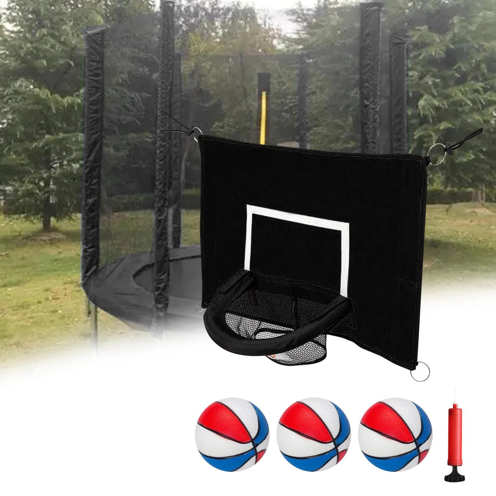 Adjustable Basketball Hoop with Net for Trampoline Z722
