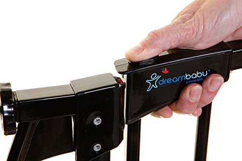 White Auto Close Security Gate Value Pack (Includes 2 Gates and 2 Extensions) C8696