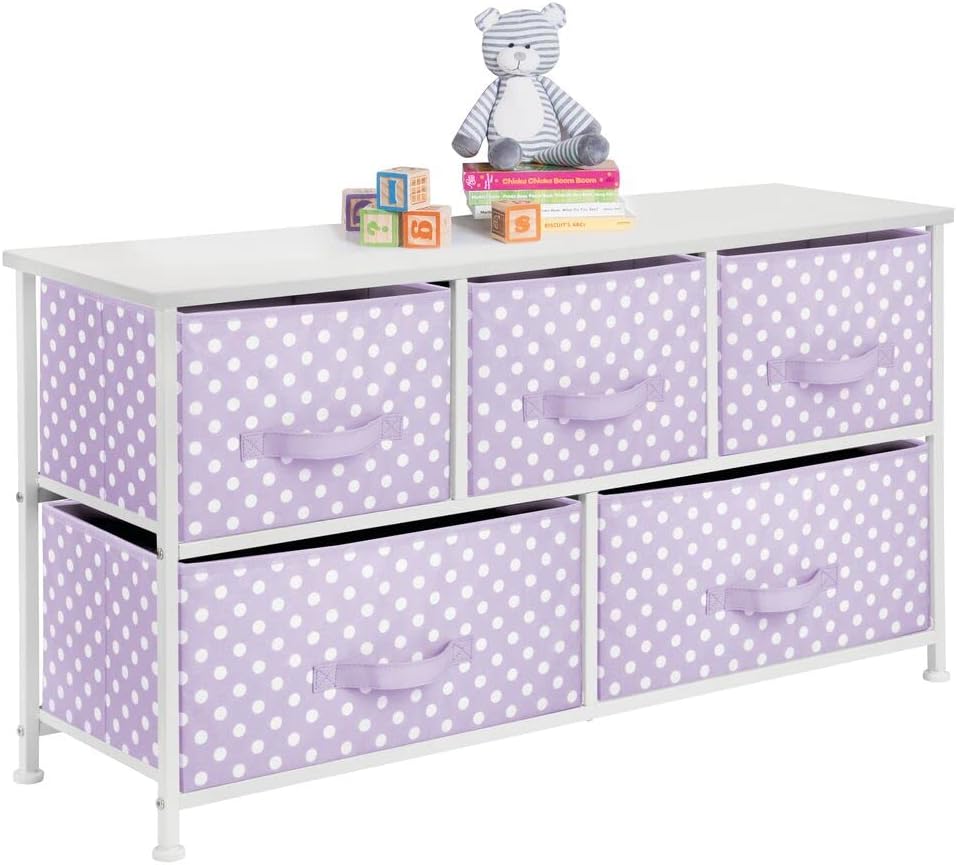 5 Removable Fabric Drawers Dresser U14880