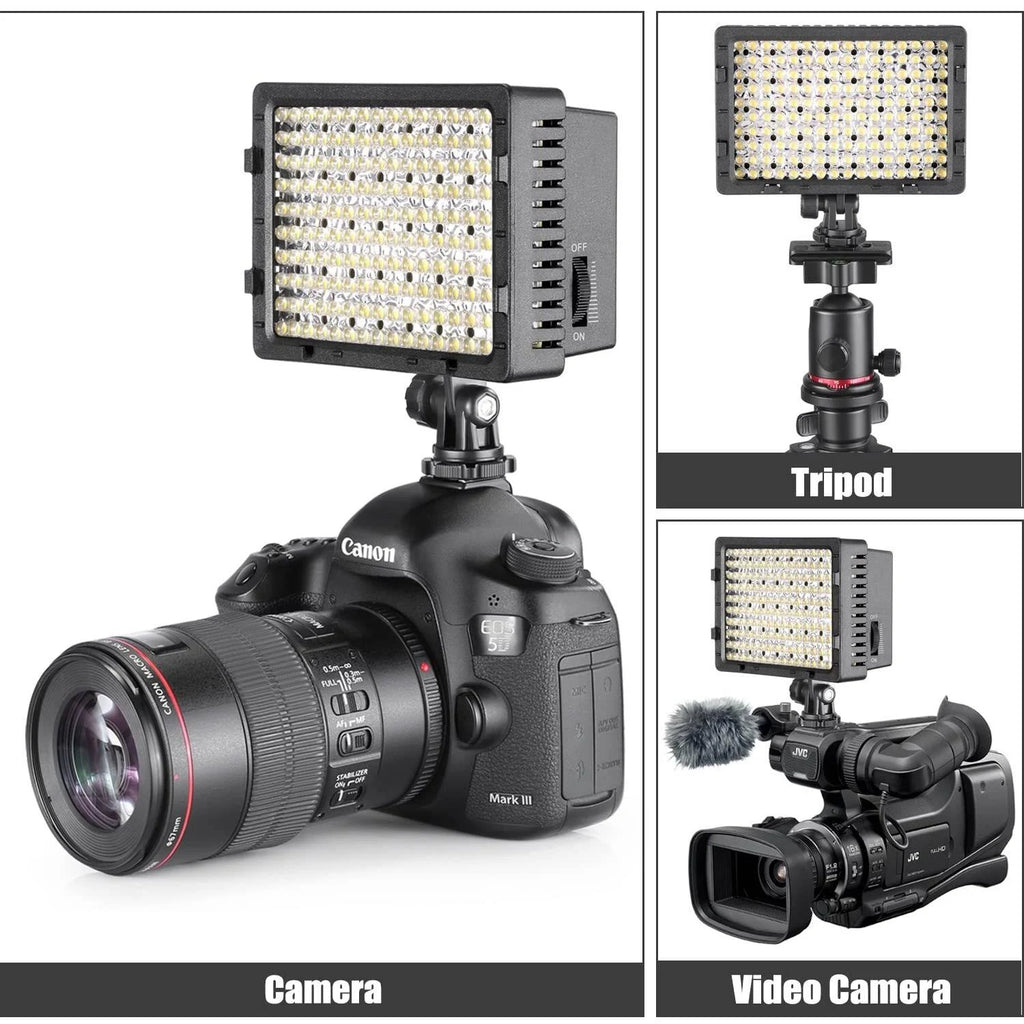160 LED Light Kit Dimmable Panel Video Kit (2-Pack) E459