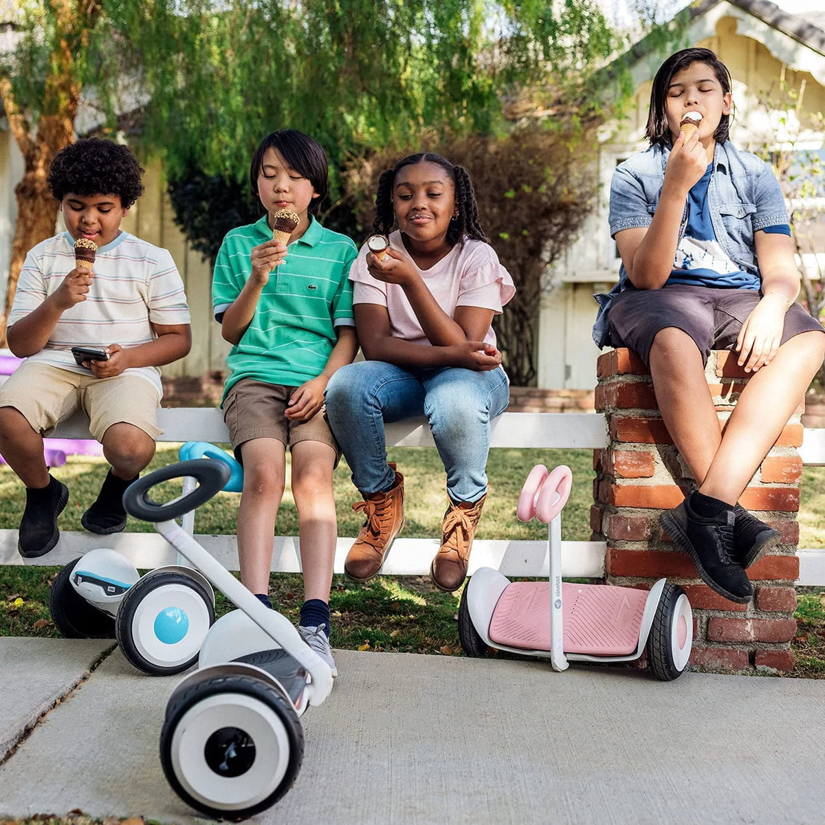 White Self-Balancing Electric Scooter T764099