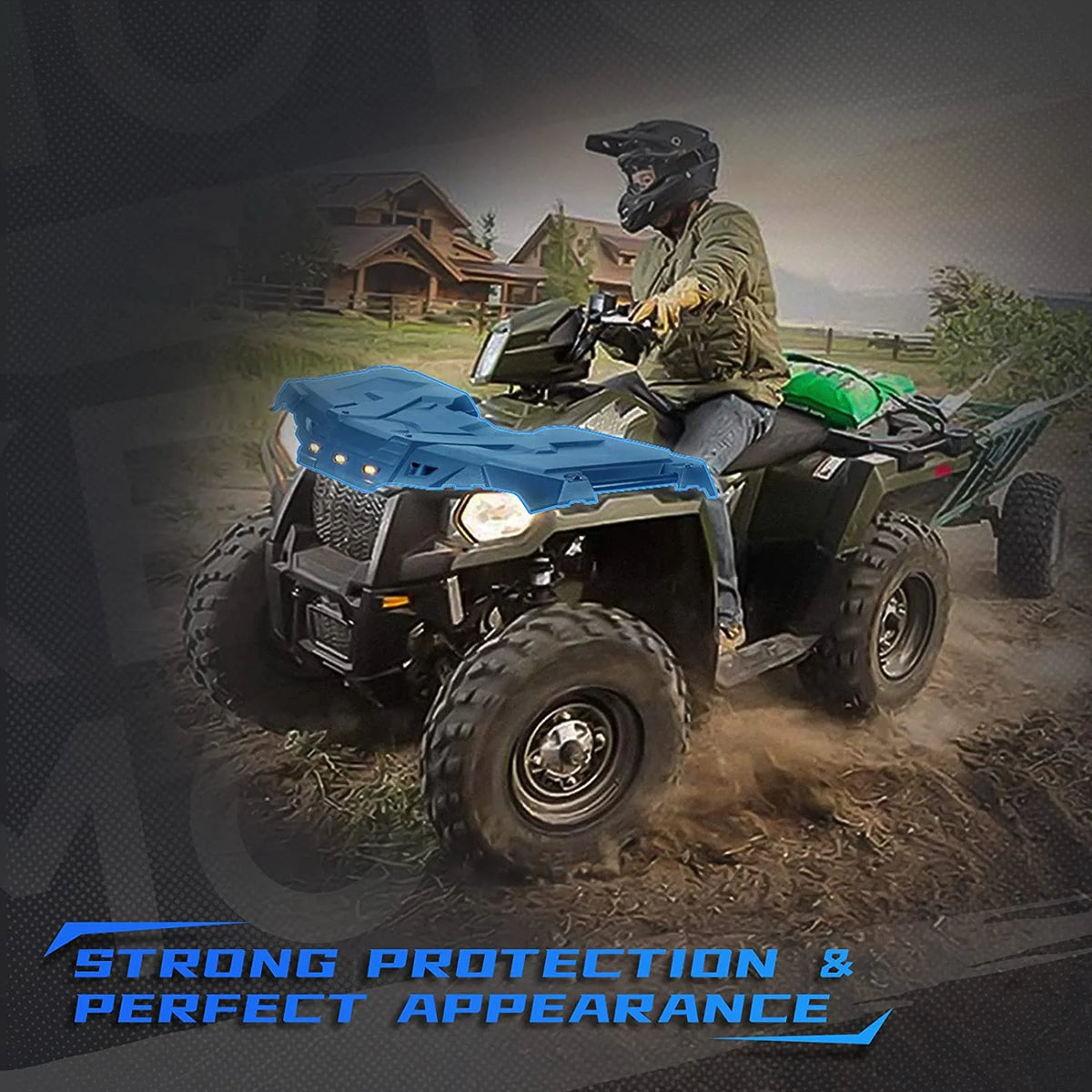 ATV Front Rack with Lights U17050