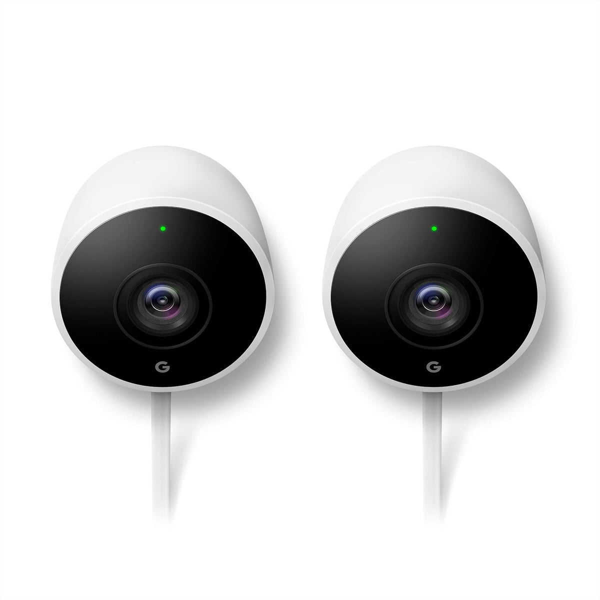 Google Nest Cam Outdoor 2-Pack Weatherproof Surveillance Camera with Night Vision K70787