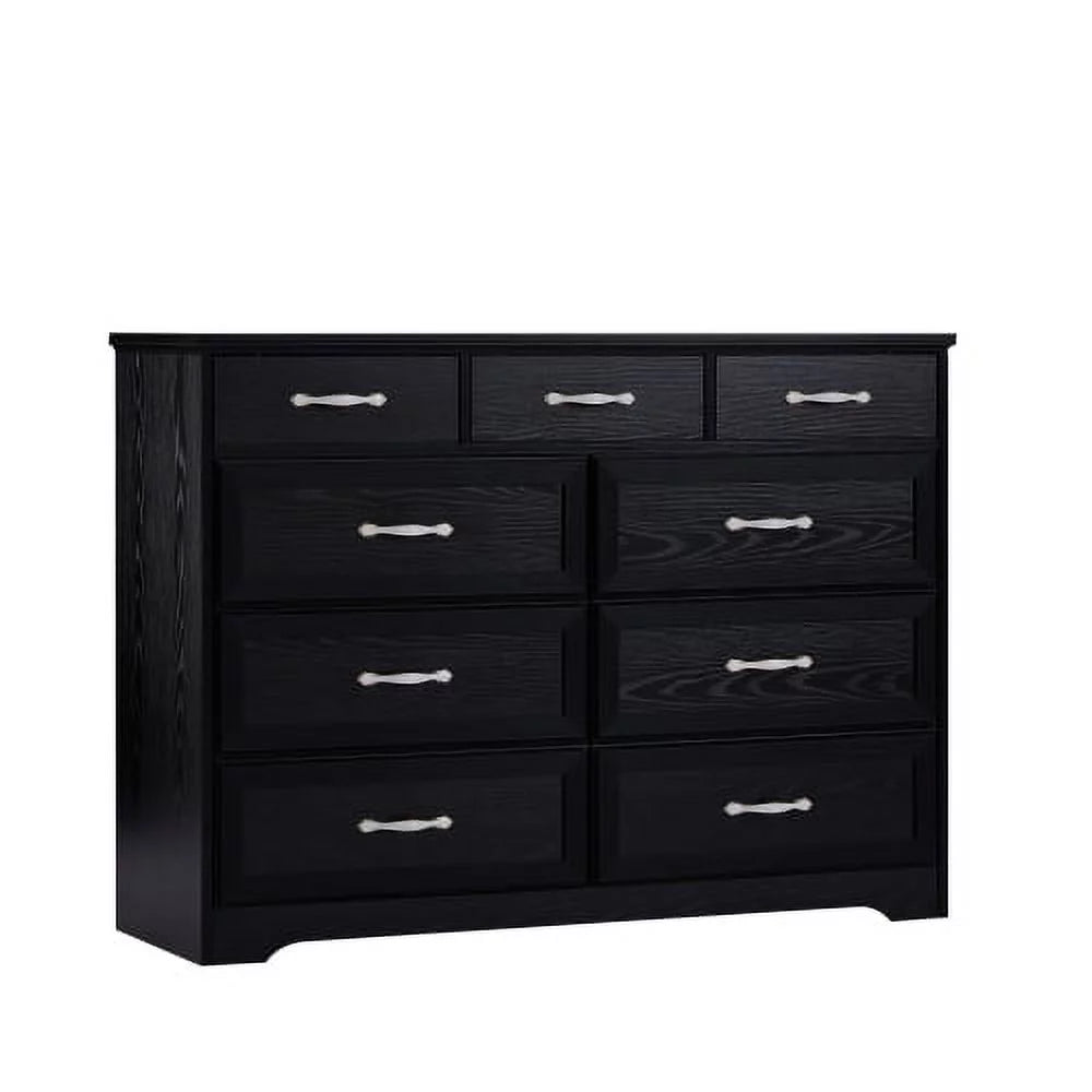 Black 9 Drawer Wood Dresser L184480